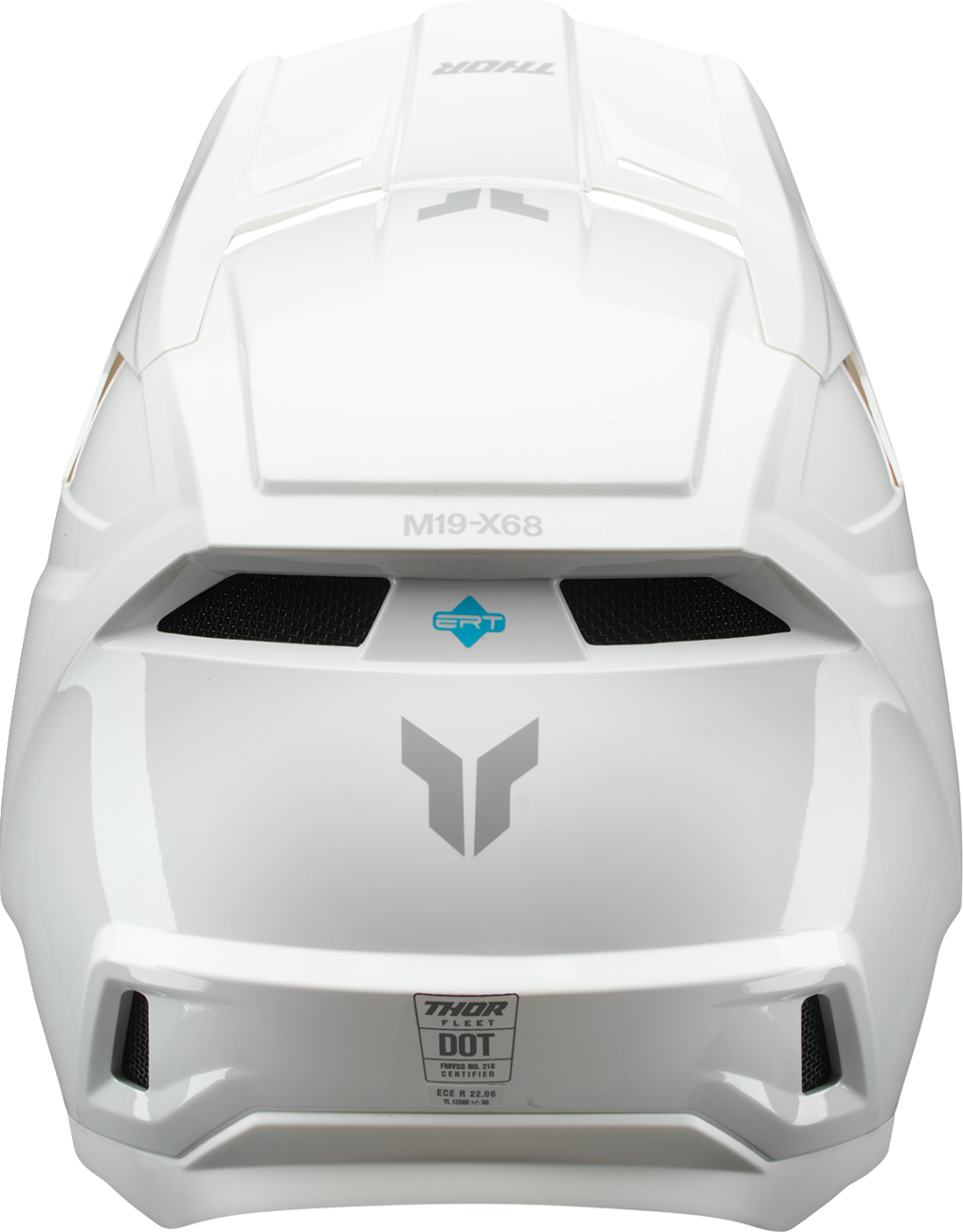 THOR Youth Fleet Helmet - Whiteout Gloss White Large (Part Number 0111 - 1758) - Kelly Motorsports