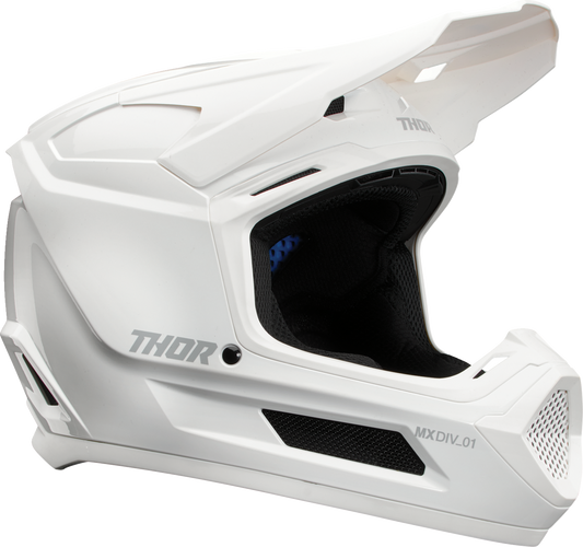 THOR Youth Fleet Helmet - Whiteout Gloss White Large (Part Number 0111 - 1758) - Kelly Motorsports