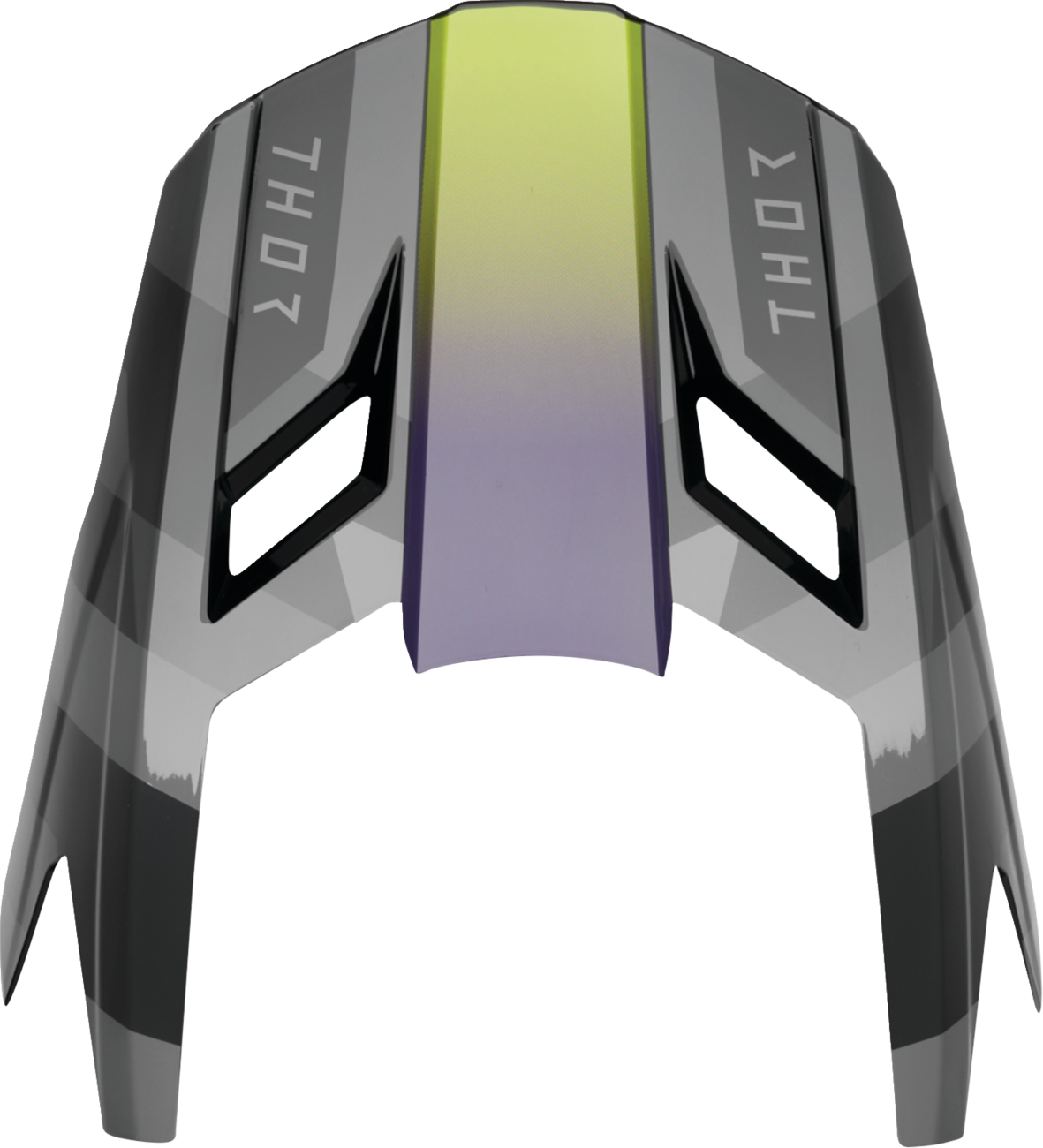 THOR Youth Fleet Visor Kit - Camber Black and Purple (Part 0132 - 1996) - Kelly Motorsports