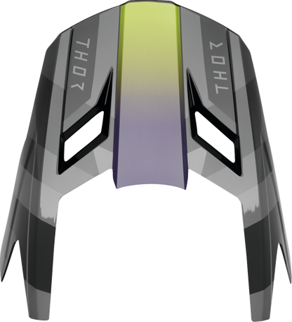 THOR Youth Fleet Visor Kit - Camber Black and Purple (Part 0132 - 1996) - Kelly Motorsports