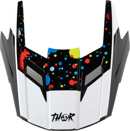 THOR Youth Fleet Visor Kit - Matte Black 0132 - 1991 - Kelly Motorsports