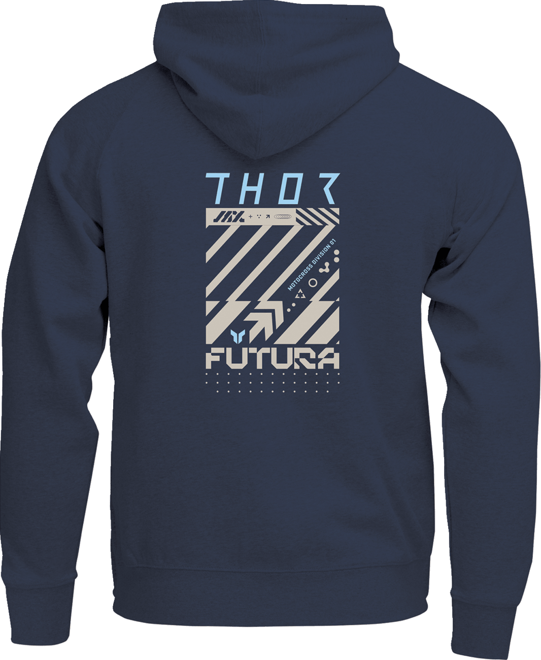 THOR Youth Futura Pullover Hoodie - Navy, Size Medium - Part 3052-0715 - Kelly Motorsports