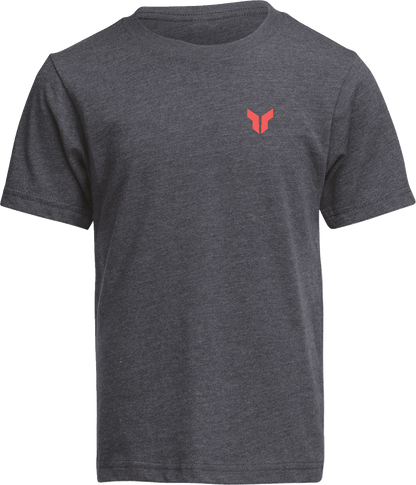 THOR Youth Futura T-Shirt - Charcoal, Size Large - Part Number 3032-3889 - Kelly Motorsports