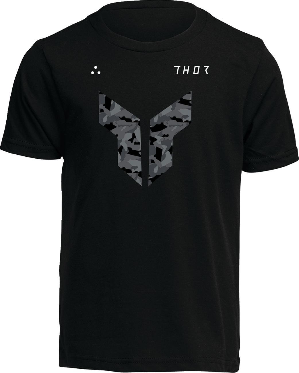 THOR Youth Iconic T-Shirt - Carbon Black - Medium (Part No. 3032-3828) - Kelly Motorsports