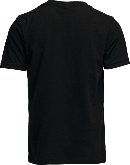 THOR Youth Iconic T-Shirt - Dry Lake Black Large - Part Number 3032-3834 - Kelly Motorsports