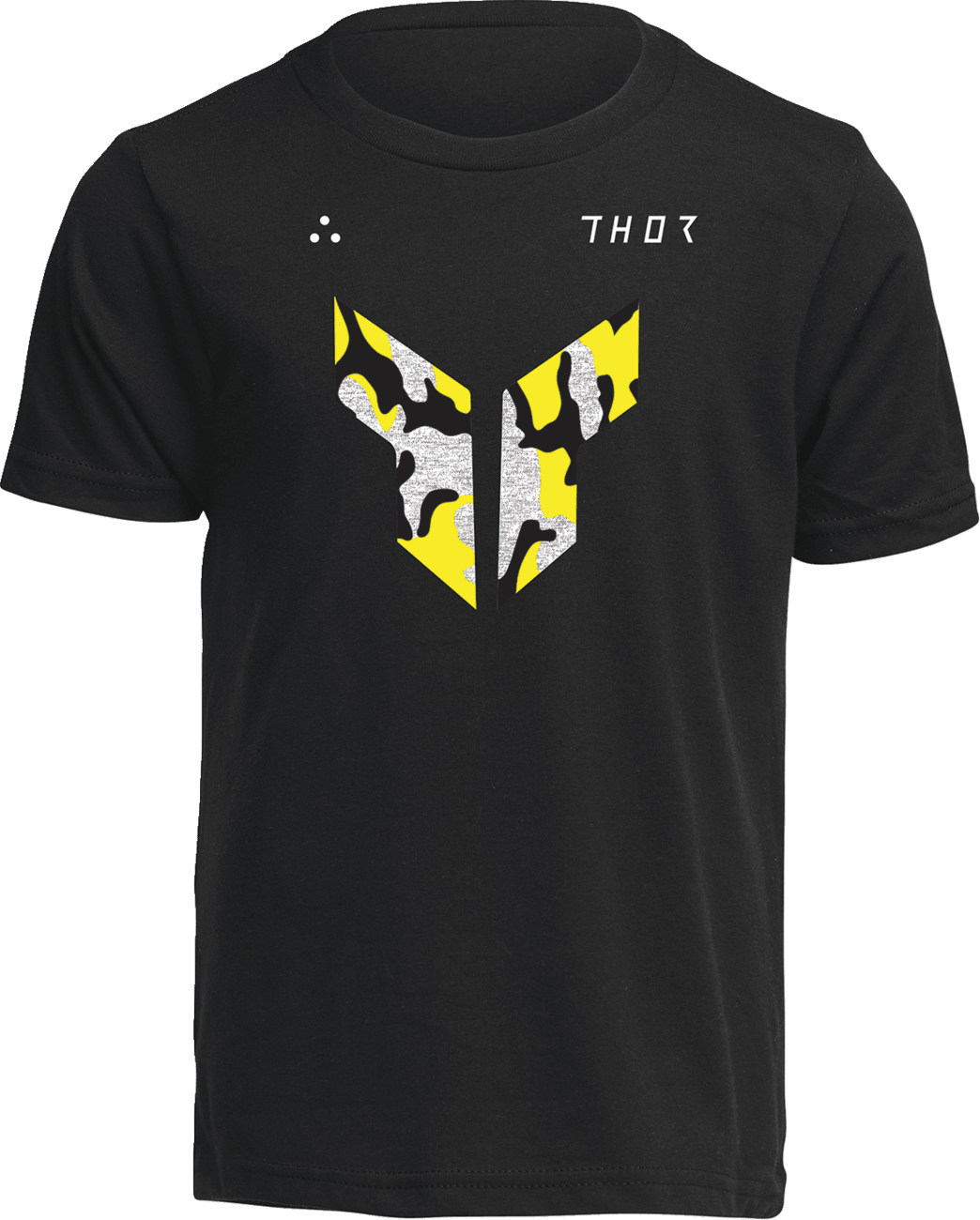 THOR Youth Iconic T-Shirt in Toxic Black (Part Number 3032-3841) - Size XL - Kelly Motorsports