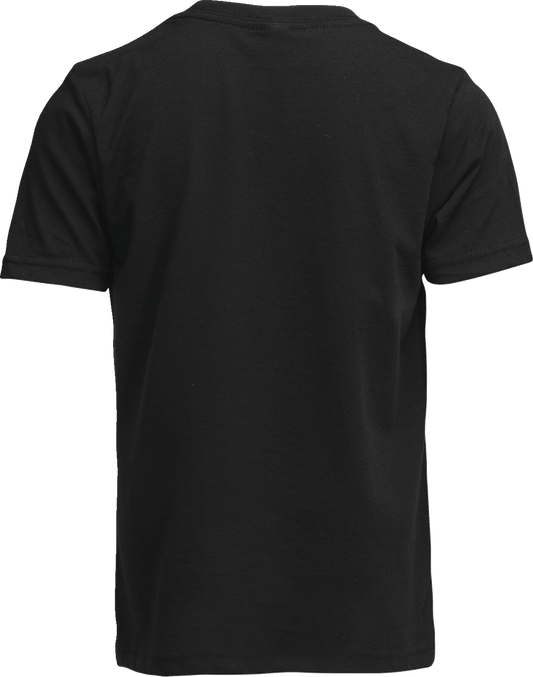 THOR Youth Iconic T-Shirt - Toxic Black, Size Medium - Part Number 3032-3839 - Kelly Motorsports