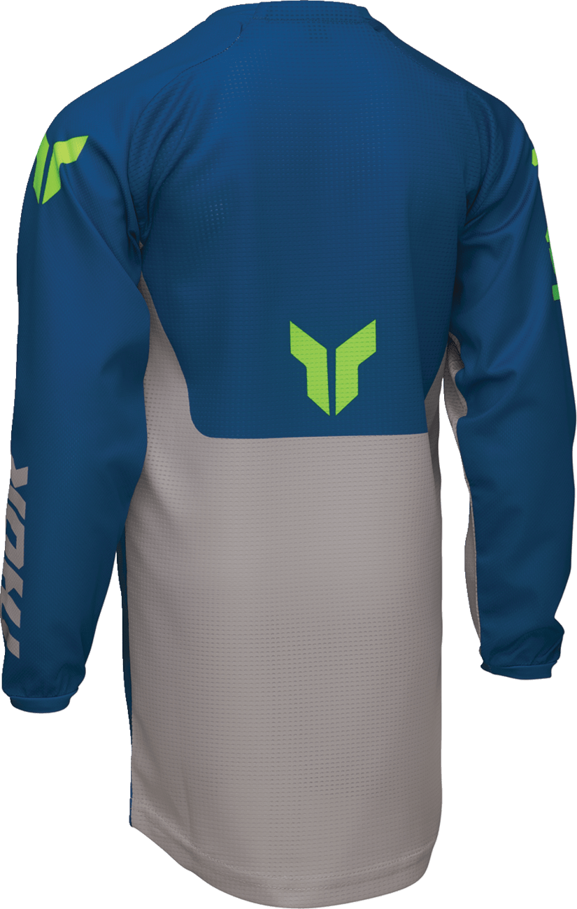 THOR Youth Launchmode Forge Jersey - Blue, Size Large - 2912-2552 - Kelly Motorsports