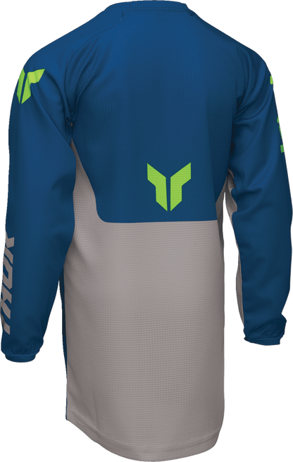 THOR Youth Launchmode Forge Jersey - Blue, Size Large - 2912-2552 - Kelly Motorsports