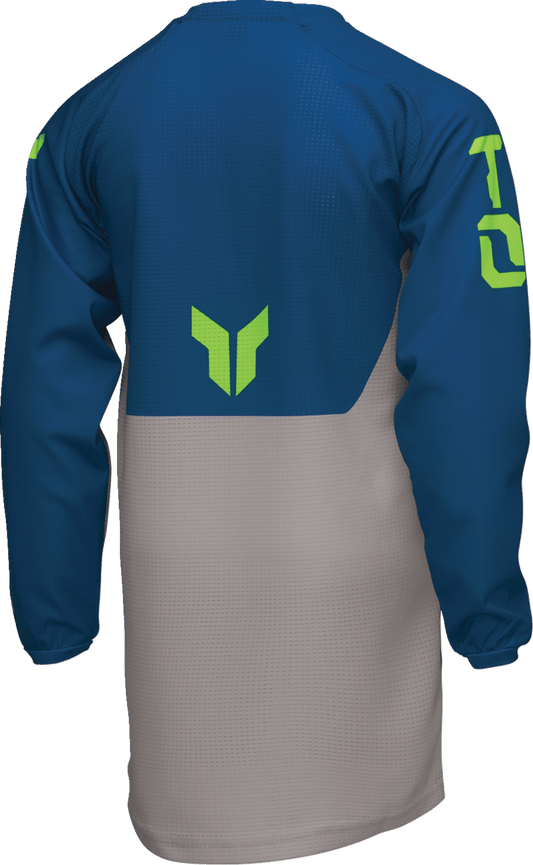 THOR Youth Launchmode Forge Jersey - Blue, Size Large - 2912-2552 - Kelly Motorsports