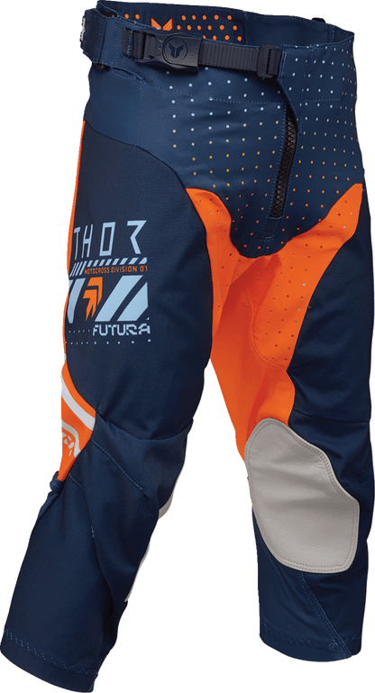 THOR Youth Launchmode Futura Pants - Navy/Orange, US 28, Part Number 2903-2614 - Kelly Motorsports
