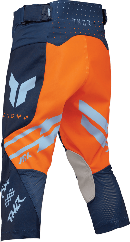 THOR Youth Launchmode Futura Pants - Navy/Orange, US 28, Part Number 2903-2614 - Kelly Motorsports