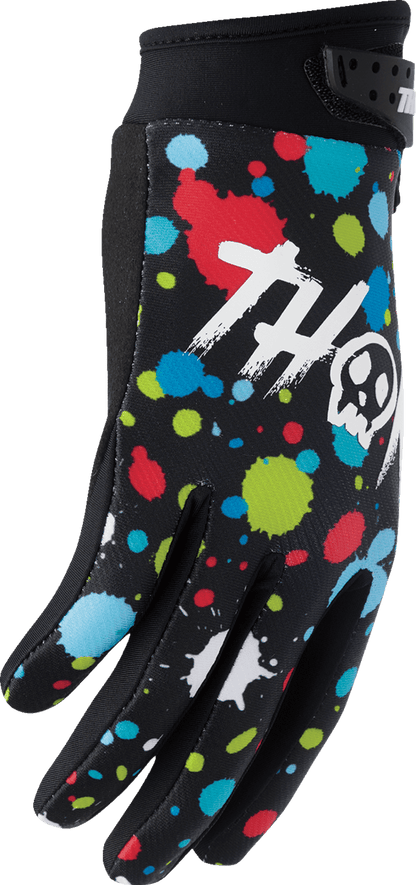 THOR Youth Launchmode Splat Gloves - Multi, Part Number 3332-1917 - Kelly Motorsports