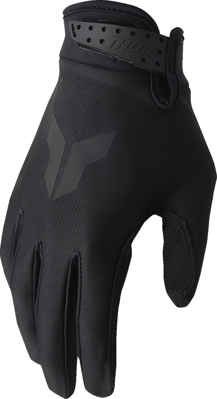 THOR Youth Launchmode Split Gloves - Black, Size 2XS - Durable Comfort and Enhanced Grip - Kelly Motorsports