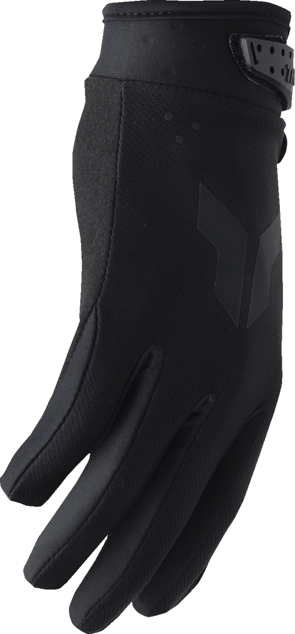 THOR Youth Launchmode Split Gloves - Black, Size XS - Part 3332-1939 - Kelly Motorsports