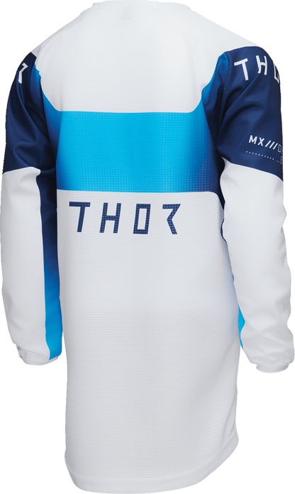 THOR Youth Launchmode Storm Jersey - White - Large (Part No. 2912-2570) - Kelly Motorsports