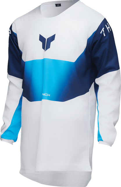 THOR Youth Launchmode Storm Jersey - White - Large (Part No. 2912-2570) - Kelly Motorsports