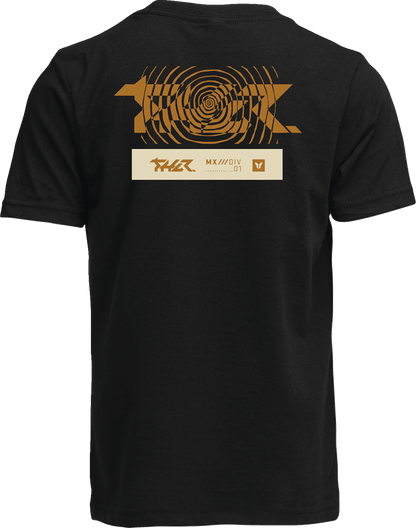 THOR Youth Mind Control T-Shirt - Black - Medium (Part Number 3032-3903) - Kelly Motorsports