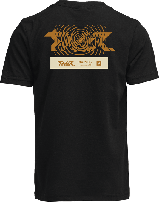 THOR Youth Mind Control T-Shirt - Black - Medium (Part Number 3032-3903) - Kelly Motorsports
