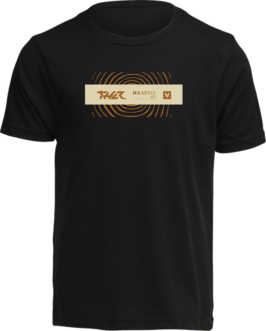 THOR Youth Mind Control T-Shirt - Black - Medium (Part Number 3032-3903) - Kelly Motorsports