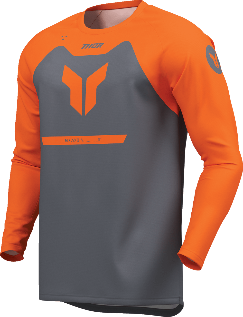 THOR Youth Ridemode Menace Jersey - Charcoal (Part No. 2912-2694) - Kelly Motorsports