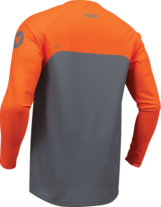 THOR Youth Ridemode Menace Jersey - Charcoal, Size Large (Part No. 2912-2698) - Kelly Motorsports