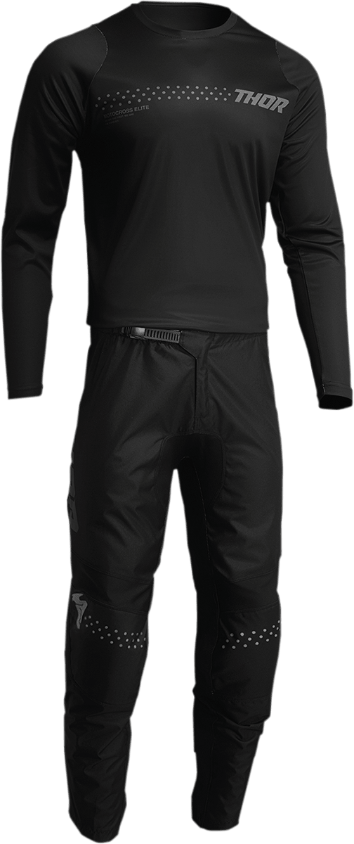 THOR Youth Sector Minimal Jersey Black XL (Part Number 2912-2014) - Kelly Motorsports
