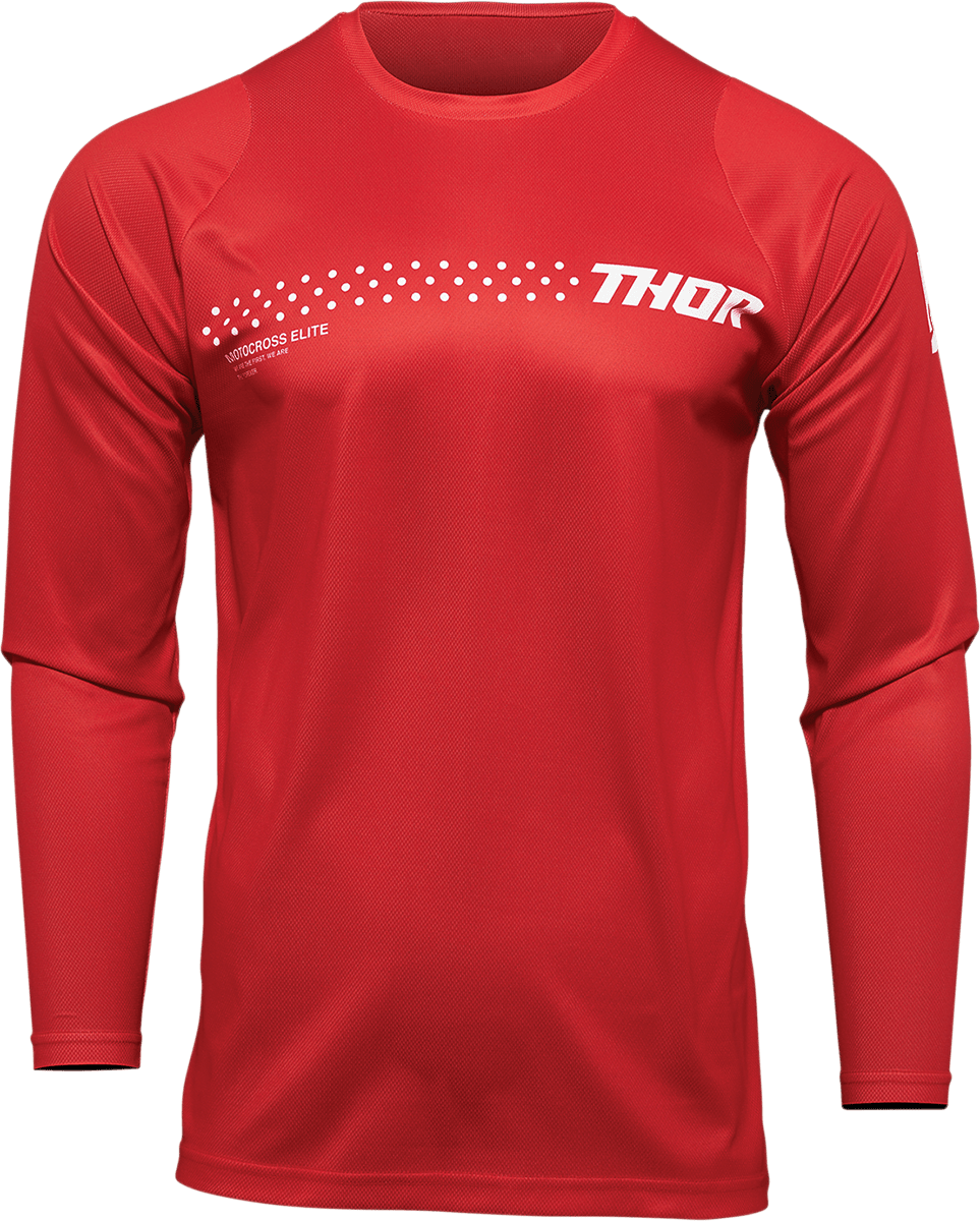 THOR Youth Sector Minimal Jersey - Red, Part Number 2912-2020, XL - Kelly Motorsports