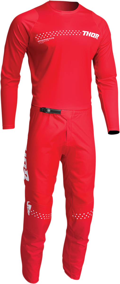 THOR Youth Sector Minimal Jersey - Red, Part Number 2912-2020, XL - Kelly Motorsports