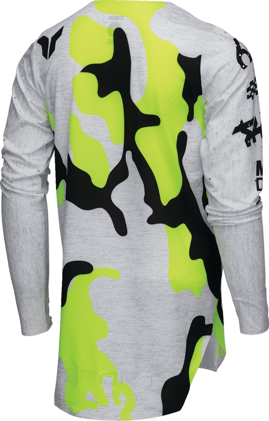 THOR Youth Sportmode Riot Jersey - White/Acid, Medium 2912-2539 - Kelly Motorsports
