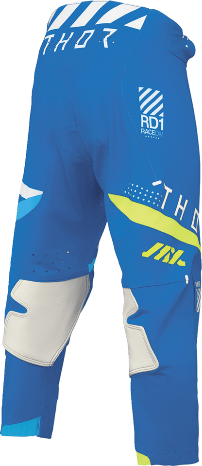 THOR Youth Sportmode Synth Pants - Blue US 24 | Durable 4-Way Stretch Motorcycle Pants with Knee Protection - Kelly Motorsports