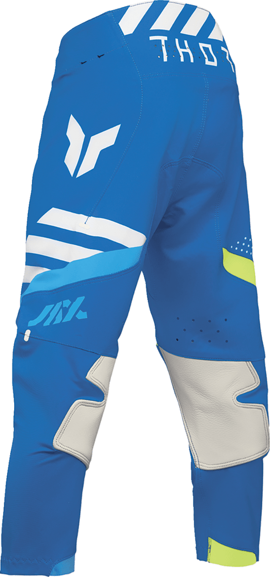 THOR Youth Sportmode Synth Pants - Blue US 24 | Durable 4-Way Stretch Motorcycle Pants with Knee Protection - Kelly Motorsports