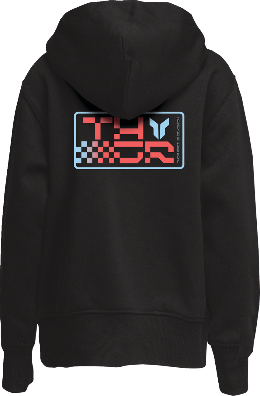 THOR Youth Vantage Pullover Hoodie - Black - Large (Part No. 3052-0720) - Kelly Motorsports