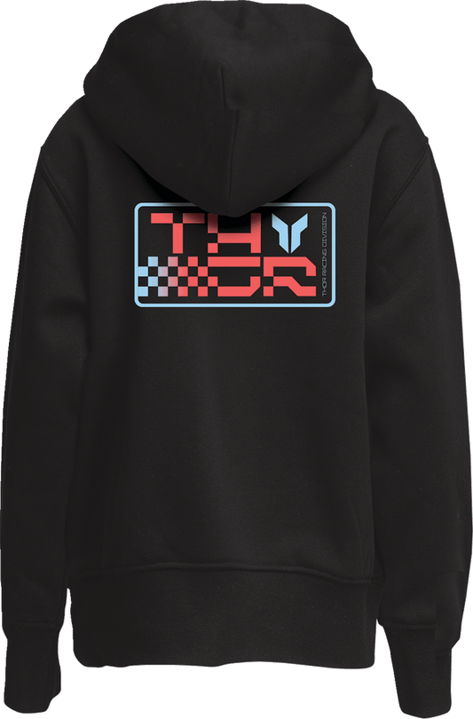 THOR Youth Vantage Pullover Hoodie - Black - Medium (Part Number 3052-0719) - Kelly Motorsports
