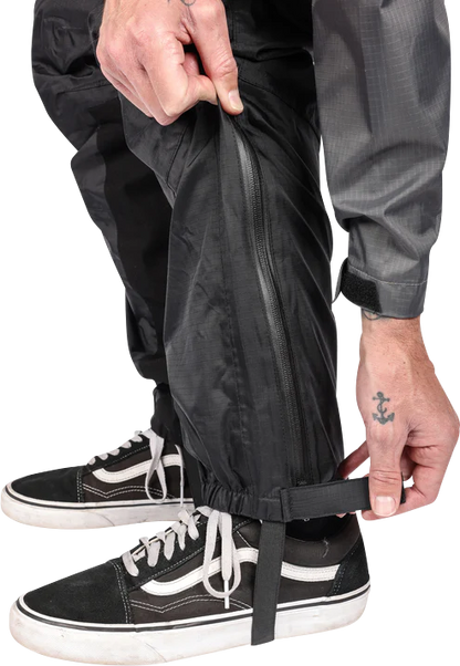 THRASHIN SUPPLY CO. Mission Rain Pants 2XL/3XL - Black, Model TMJ - 08 - 12 - Kelly Motorsports
