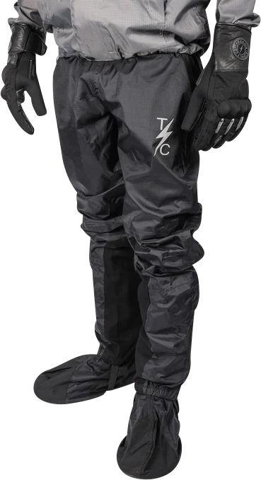 THRASHIN SUPPLY CO. Mission Rain Pants 2XL/3XL - Black, Model TMJ - 08 - 12 - Kelly Motorsports