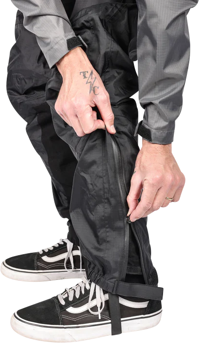 THRASHIN SUPPLY CO. Mission Rain Pants - Black, Size Small/Medium, Model TMJ - 08 - 08 - Kelly Motorsports