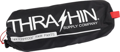 THRASHIN SUPPLY CO. Mission Rain Pants - Black, Size Small/Medium, Model TMJ - 08 - 08 - Kelly Motorsports