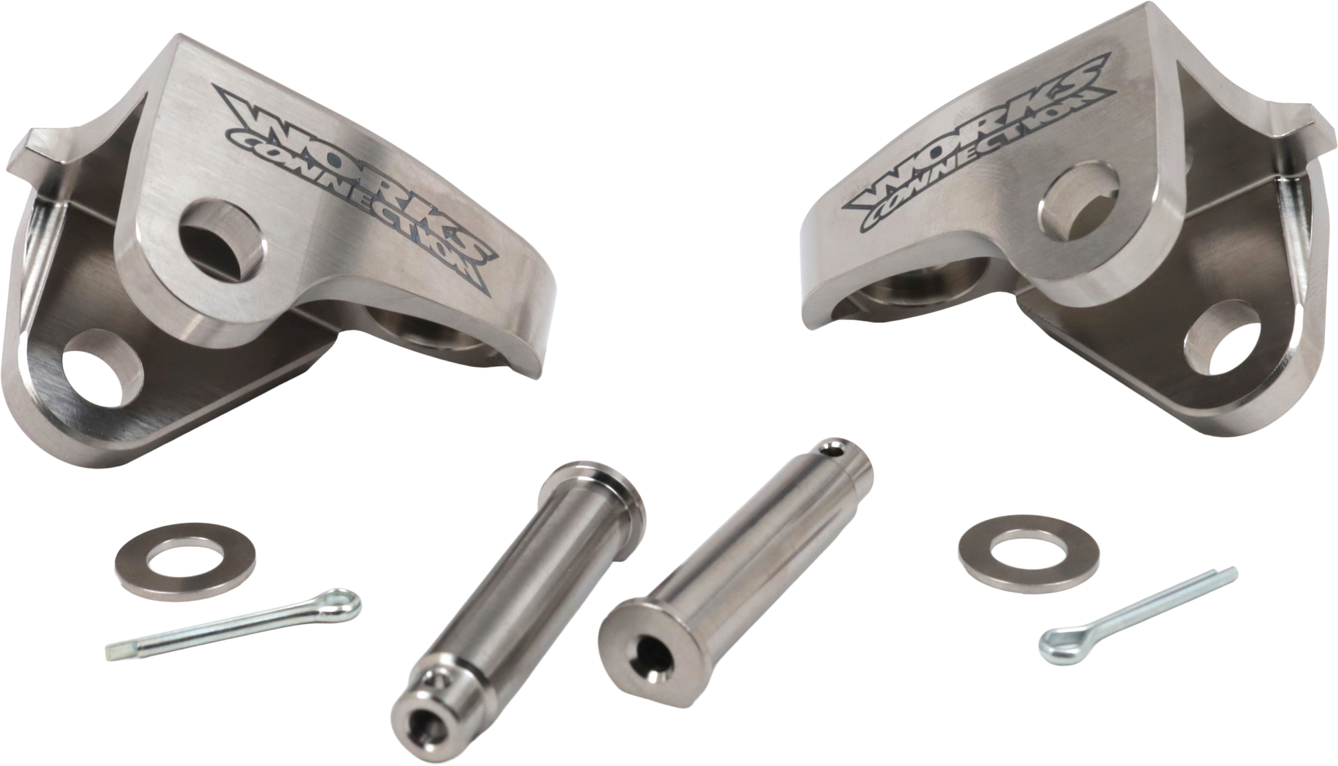 WORKS Titanium Foot Peg Mount Kit for Honda CRF250/450 Series - Part 20 - 520 - Kelly Motorsports