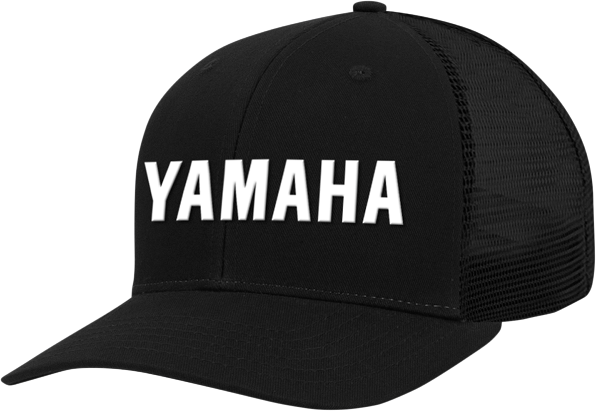 Yamaha Apparel Black Curved Bill Hat - Model NP21A - H3252 - Kelly Motorsports