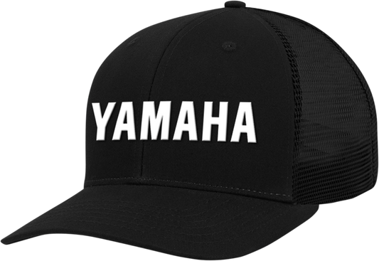 Yamaha Apparel Black Curved Bill Hat - Model NP21A - H3252 - Kelly Motorsports