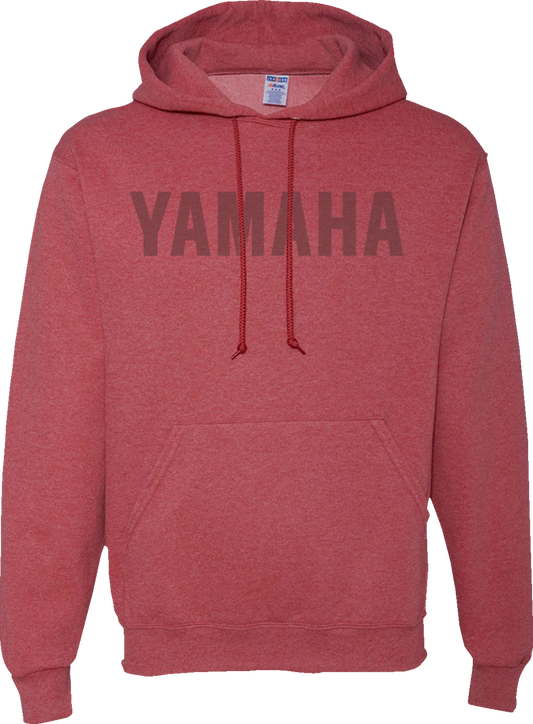 Yamaha Apparel Distributor Heather Red Hoodie with Kangaroo Pocket - 2XL NP23S - M2296 - 2X - Kelly Motorsports