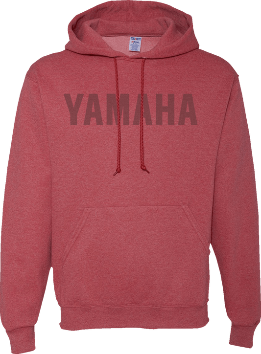 Yamaha Apparel Distributor Yamaha Hoodie Heather Red - Large NP23S-M2296-L - Kelly Motorsports