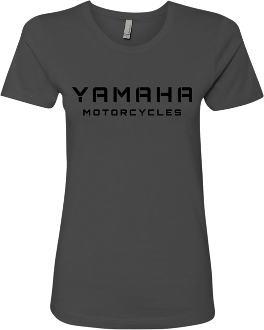 Yamaha Apparel Women's Yamaha Motorcycles T-Shirt - Charcoal Black - Large NP21S-M3137-L - Kelly Motorsports
