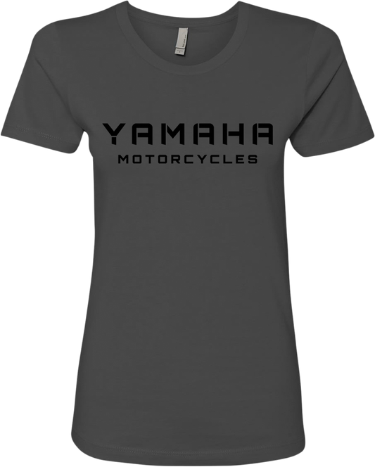 Yamaha Apparel Women's Yamaha Motorcycles T-Shirt - Charcoal Black, Small NP21S - M3137 - S - Kelly Motorsports