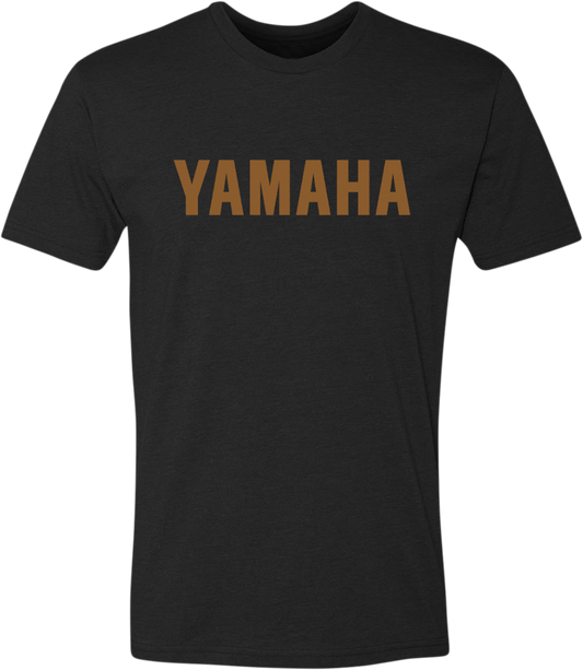 Yamaha Apparel Yamaha Classic T-Shirt - Black/Gold, 2XL - Comfortable Pre - shrunk Cotton Tee - Kelly Motorsports