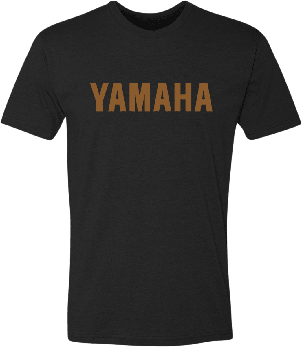 Yamaha Apparel Yamaha Classic T-Shirt - Black/Gold - Medium NP21S-M3126-M - Kelly Motorsports