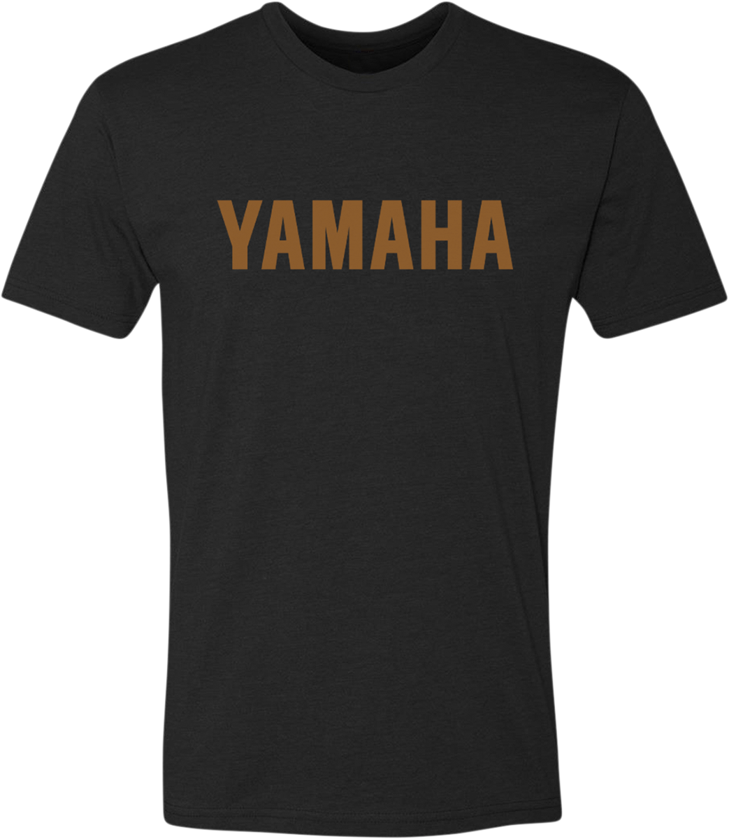 Yamaha Apparel Yamaha Classic T-Shirt - Black/Gold - Small (Part Number NP21S - M3126 - S) - Kelly Motorsports