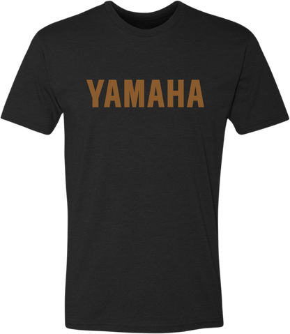 Yamaha Apparel Yamaha Classic T-Shirt - Black/Gold - Small (Part Number NP21S - M3126 - S) - Kelly Motorsports