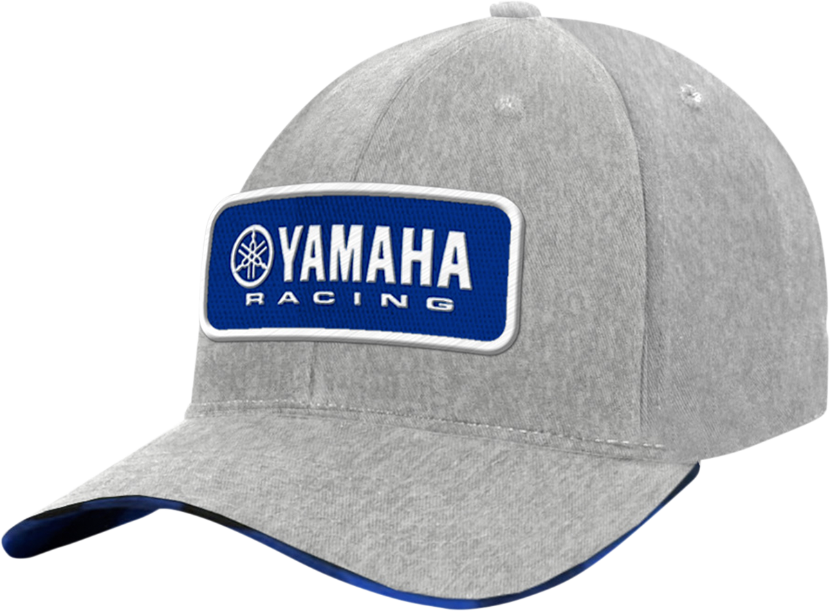 Yamaha Apparel Yamaha Flannel Hat - Heather Gray and Blue, Part Number NP21A - H2737 - Kelly Motorsports